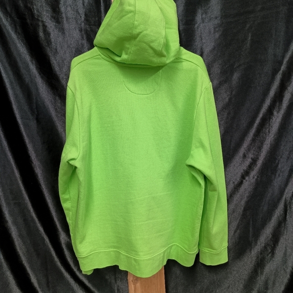 Lime green SEATTLE SOUNDERS raise your scarves  pull over hoodie size men's XL - Picture 12 of 13